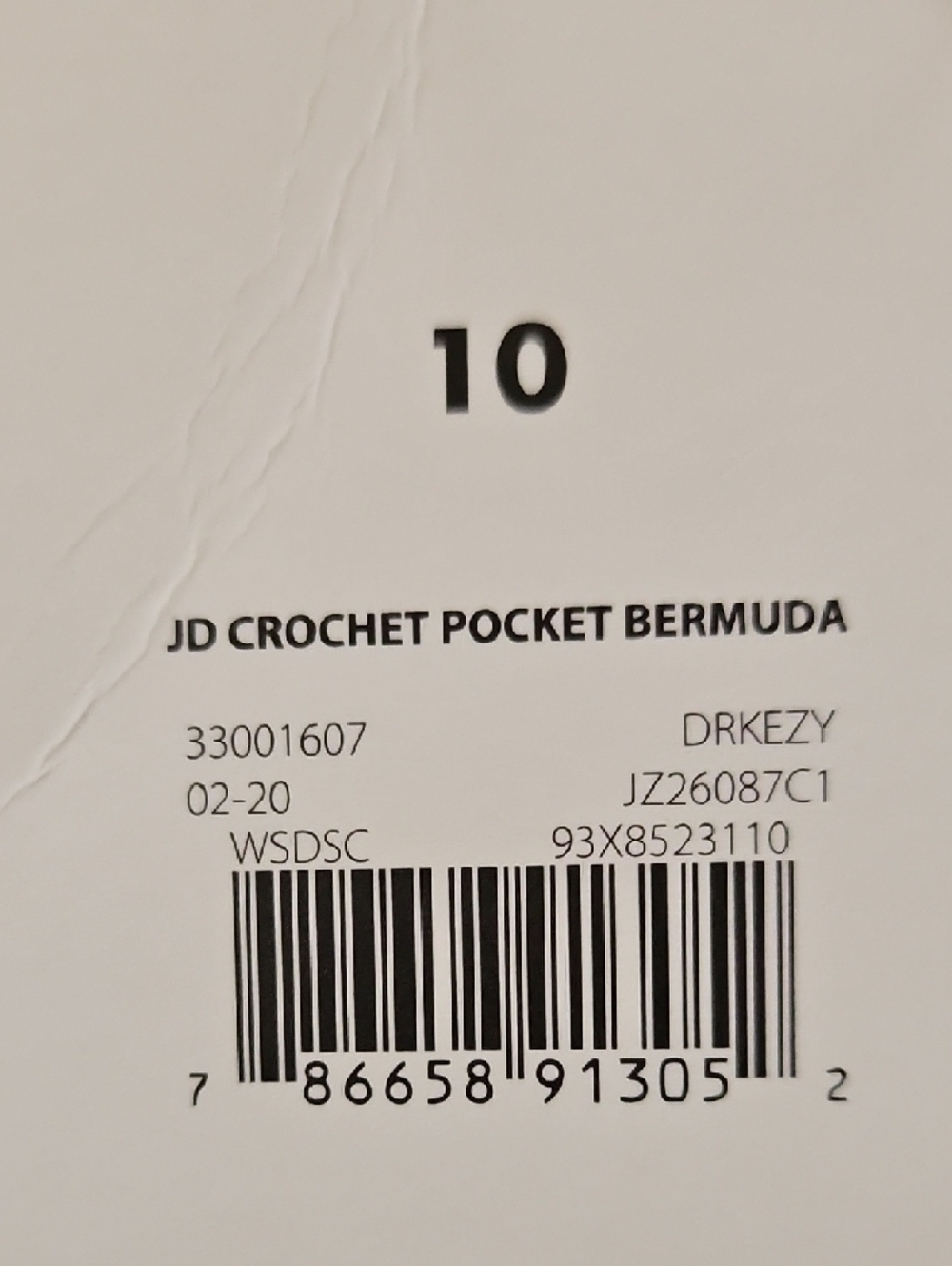 Jordache Girls JD Crochet Pocket Bermuda Shorts-  Color Drkezy - Picture 4 of 8